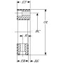 Caoutchouc d'accouplement RAJA-LOVEJOY LF10007
