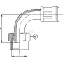 Raccord UNIVERSEL LG131890