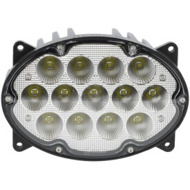 Foco de trabajo LED'65W 5200lm ovalado 10/30V 161x110x90mm wide flood'13 LED's'H4 JOHN DEERE LA10559