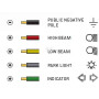 Phare LED UNIVERSEL LA10216HEAT