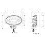 Lampe de travail LED CLAAS LA10558