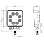 Phare de travail LED UNIVERSAL LA10904