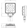 Phare de travail LED UNIVERSAL LA10904