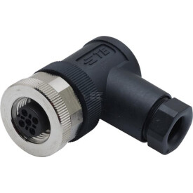 Presa 5 p. Femmina M12 codice A 90 gradi TYCO M1205FE90A