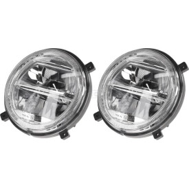 Faros LED'22/21 W redondos'9-36 V diámetro140 mm luz alta/luz baja conector H4 par MASSEY FERGUSON LA80055