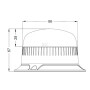 Gyrophare LED UNIVERSEL LA20094