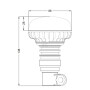 Gyrophare LED UNIVERSEL LA20092G