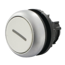 Bouton-poussoir blanc à accoutre EATON M22DRWX1