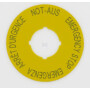 Plaques d'urgence EATON M22XBK1