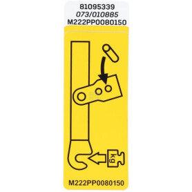 Étiquette AGCO M222PP0080150
