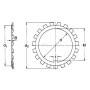 Rondelle UNIVERSEL MB02