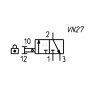 Vanne d'isolement CAMOZZI MD1V01