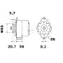 Alternateur MAHLE MG396