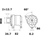 Alternateur MAHLE MG199