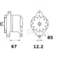 Alternateur MAHLE MG540