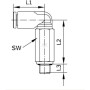 Raccord UNIVERSEL MEC6M5P