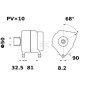Alternateur MAHLE MG693