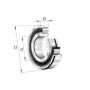 Roulement rouleaux INA/FAG N306EXLTVP2