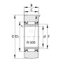 Roulement à aiguilles SKF NA22052RS