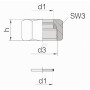 Ecrou VOSS MVF25SWD