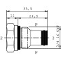Pignon de fermeture UNIVERSEL MPPPSAE82