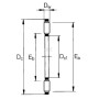 Roulements de billes SKF NKX30W64