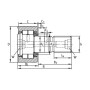 Galet de cames SKF NUKR72ASKF