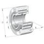 Galet INA/FAG NUTR50XA