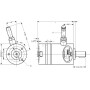 Moteur orbital WHITE OMM8151G5060