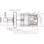 Moteur orbital WHITE OMS100151F2201