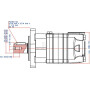 Moteur orbital WHITE OMS100151F2201