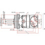 Moteur DANFOSS OMT400151B3004