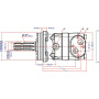 Moteur DANFOSS OMT315151B3021