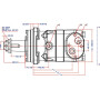 Moteur DANFOSS OMT315151B3015