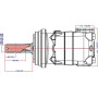 Moteur DANFOSS OMT500151B3023