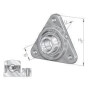 Palier complet INA/FAG PCFTR15XL