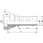 Raccord à sertir DICSA PF1612RVS