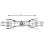 Arbre de transmission GOPART PTO10Y21T1210Y25GP
