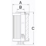 Filtre hydraulique ARGO-HYTOS R3061156