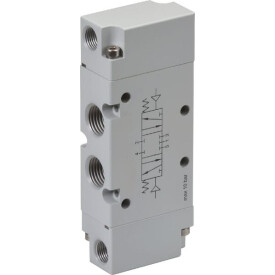 5/3 Ventil'Druckluft 1/8" UNIVERSAL PV53M18PC