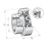 Palier tendeur INA/FAG RAE12XLNPPFA106