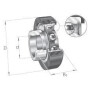 Palier tendeur INA/FAG RCRA2046FA106