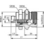 Manchon DNP RSF08S20