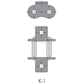 Link Collegamento con clip K-1 TSUBAKI RS12B1SK1
