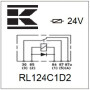 Relais UNIVERSEL RL124C1D2