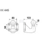Boule d'attelage ROCKINGER ROKK445
