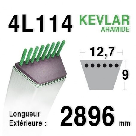 Courroie 4L1140 - 4L114