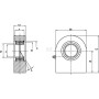 Embout de bielle SKF SCF80ES