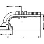 Raccord à sertir ALFAGOMMA SFSH16890G2