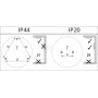 Luminaire circulaire LEDVANCE SFC400840G3